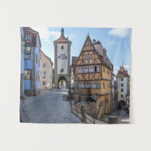 Plönlein in Rothenburg ob der Tauber (Duitsland) Wandkleed
