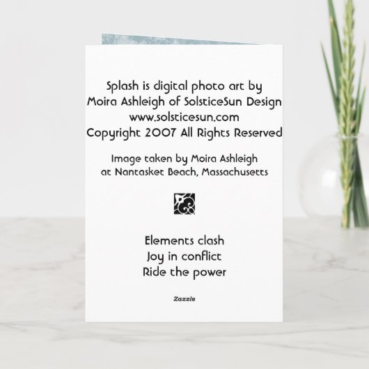 Plons Kaart (Achterkant)