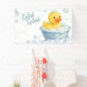 Plons Plons Eendje babyshower  Spandoek (Insitu)