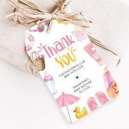 Plons Plons Zomer Baby Shower Favor Tags Cadeaulabel