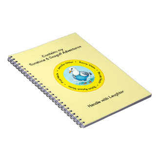 Plons Spetter leuk zomerse meeuw vakantieherinneri Notitieboek