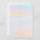 Plons Spetter Roze Zeemeermin Klap Verjaardagsmeis Kaart (Achterkant)