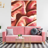 Plooien van het menselijke blaasepitheel canvas afdruk (Insitu (Woonkamer))