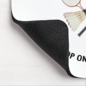 Plop op je hoofd Badminton Muismat (Hoek)