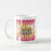 Ploppy Flowery Pants Koffiemok (Links)