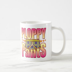 Ploppy Flowery Pants Koffiemok
