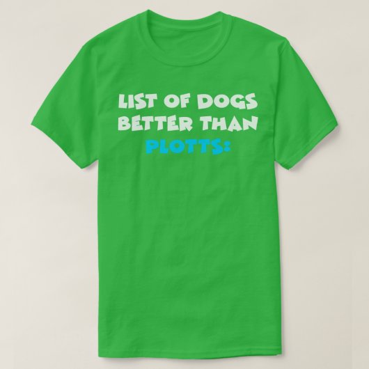 Plot 1 t-shirt (Design voorkant)