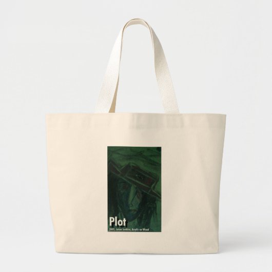 plot grote tote bag (Voorkant)