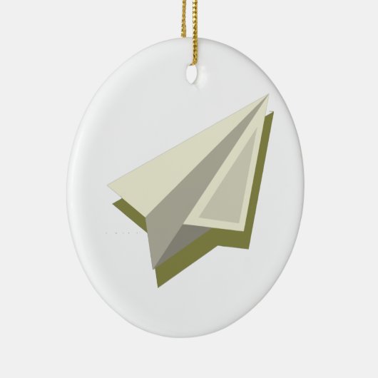Plot Paper Plane Design Keramisch Ornament (Rechts)