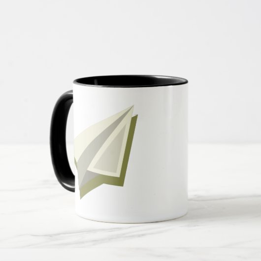 Plot Paper Plane Design Mok (Voorkant links)