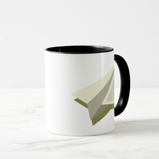 Plot Paper Plane Design Mok (Voorkant rechts)