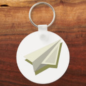 Plot Paper Plane Design Sleutelhanger (Voorkant)