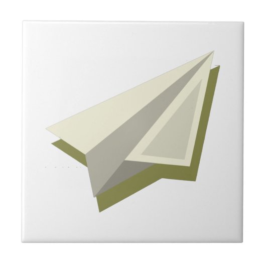 Plot Paper Plane Design Tegeltje (Voorkant)
