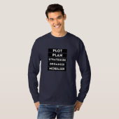 PLOT PLAN-STRATEGIE ORGANISEREN MOBILISEREN T-SHIRT (Voorkant volledig)