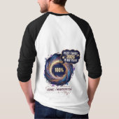 Plot Twist 2026 Is Mijn Jaar Kosmische Melkweg Mot T-shirt (Achterkant)