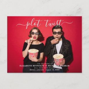 Plot Twist   Aankondiging van wedloop opnieuw plan Briefkaart