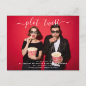 Plot Twist | Aankondiging van wedloop opnieuw plan Briefkaart (Voorkant)