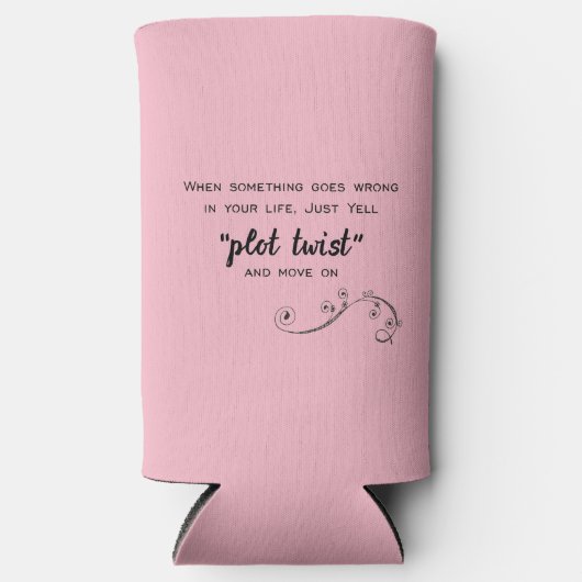 Plot Twist Button Seltzer Blikjeskoeler (Voorkant)