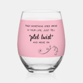 Plot Twist Button Wijnglas Zonder Voet (Achterkant)