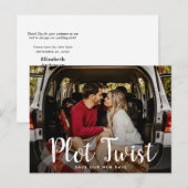 Plot Twist Huwelijksdatum Wijziging Aankondiging (Voorkant / Achterkant)