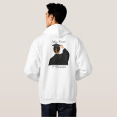 Plot Twist Ik ben Afgestudeerd Minimalistische Afs Hoodie (Achterkant volledig)