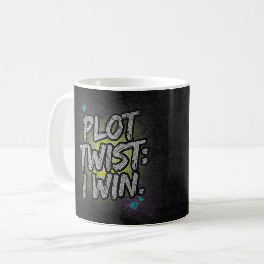 Plot Twist: Ik Win Koffiemok (Voorkant links)