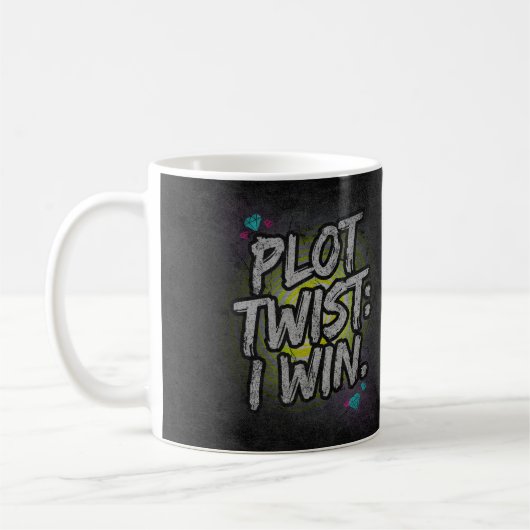 Plot Twist: Ik Win Koffiemok (Links)