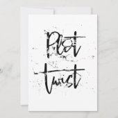 Plot Twist Kaart (Voorkant)