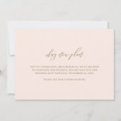 Plot Twist Modern Minimalistische Calligrafie & Fo Save The Date (Achterkant)