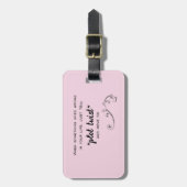 Plot Twist Move On Personalized Bagagelabel (Voorkant verticaal)
