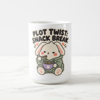 Plot Twist Snack Break Gezellige Noedel Konijn Koffiemok