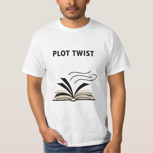 Plot Twist-T-shirt T-shirt (Voorkant)