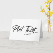 Plot Twist Zwangerschap Baby Onthullen Familie & V Kaart (Gele Bloem)