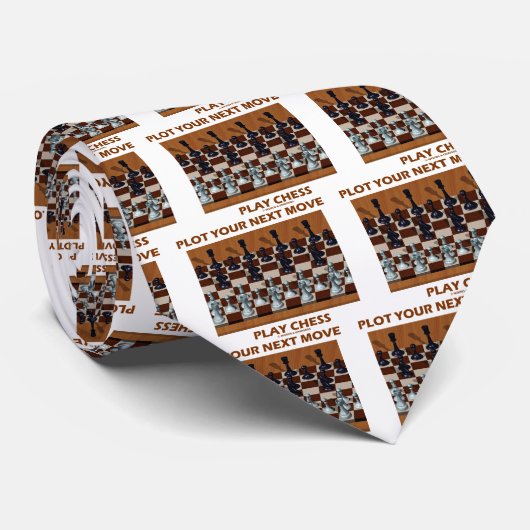 Plot Uw Volgende Spel van de Beweging (Schaak Ster Stropdas (Opgerold)