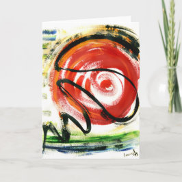 Plotkin's Entropy Abstract Science Wenskaarten Kaart