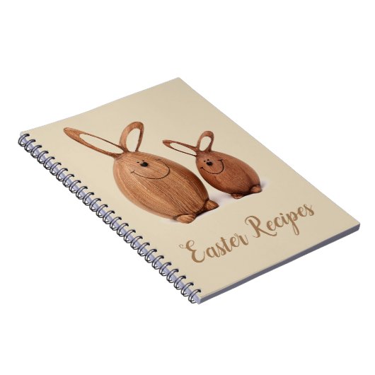 Plotse schattige paaskonijn notitieboek (Rechterzijde)