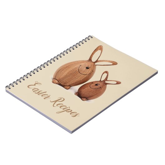Plotse schattige paaskonijn notitieboek (Linkerzijde)
