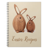 Plotse schattige paaskonijn notitieboek (Voorkant)