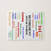 Plotse zweetwoorden! Funny Retirement Joke Legpuzzel (Horizontaal)