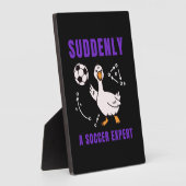 Plotseling een voetbalexpert fotoplaat (Zijkant)