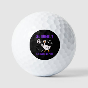 Plotseling een voetbalexpert golfballen