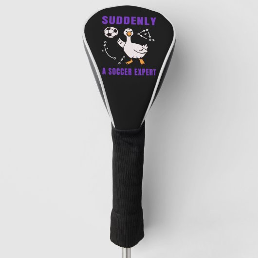 Plotseling een voetbalexpert golfheadcover (Voorkant)
