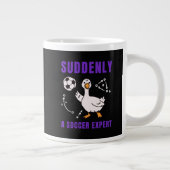 Plotseling een voetbalexpert grote koffiekop (Rechts)
