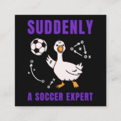 Plotseling een voetbalexpert informatiekaartje (Voorkant)