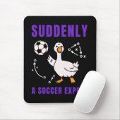 Plotseling een voetbalexpert muismat (Met muis)