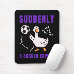 Plotseling een voetbalexpert muismat