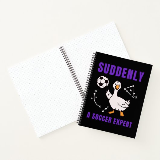 Plotseling een voetbalexpert notitieboek (Binnen)