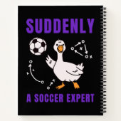 Plotseling een voetbalexpert notitieboek (Achterkant)