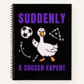 Plotseling een voetbalexpert notitieboek (Voorkant)