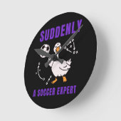 Plotseling een voetbalexpert ronde klok (Hoek)